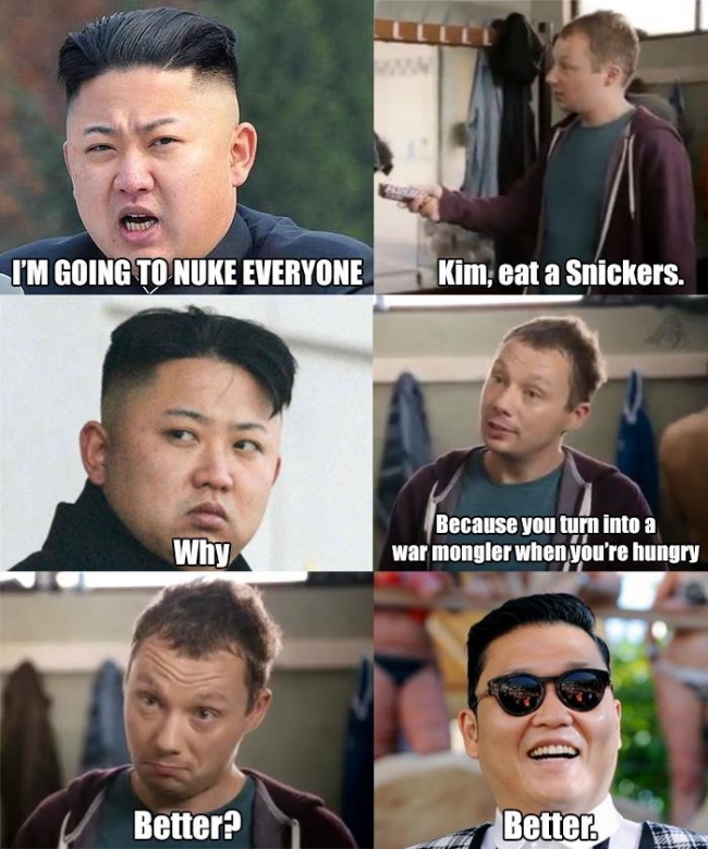 Kim Jong-un Snickers ad
